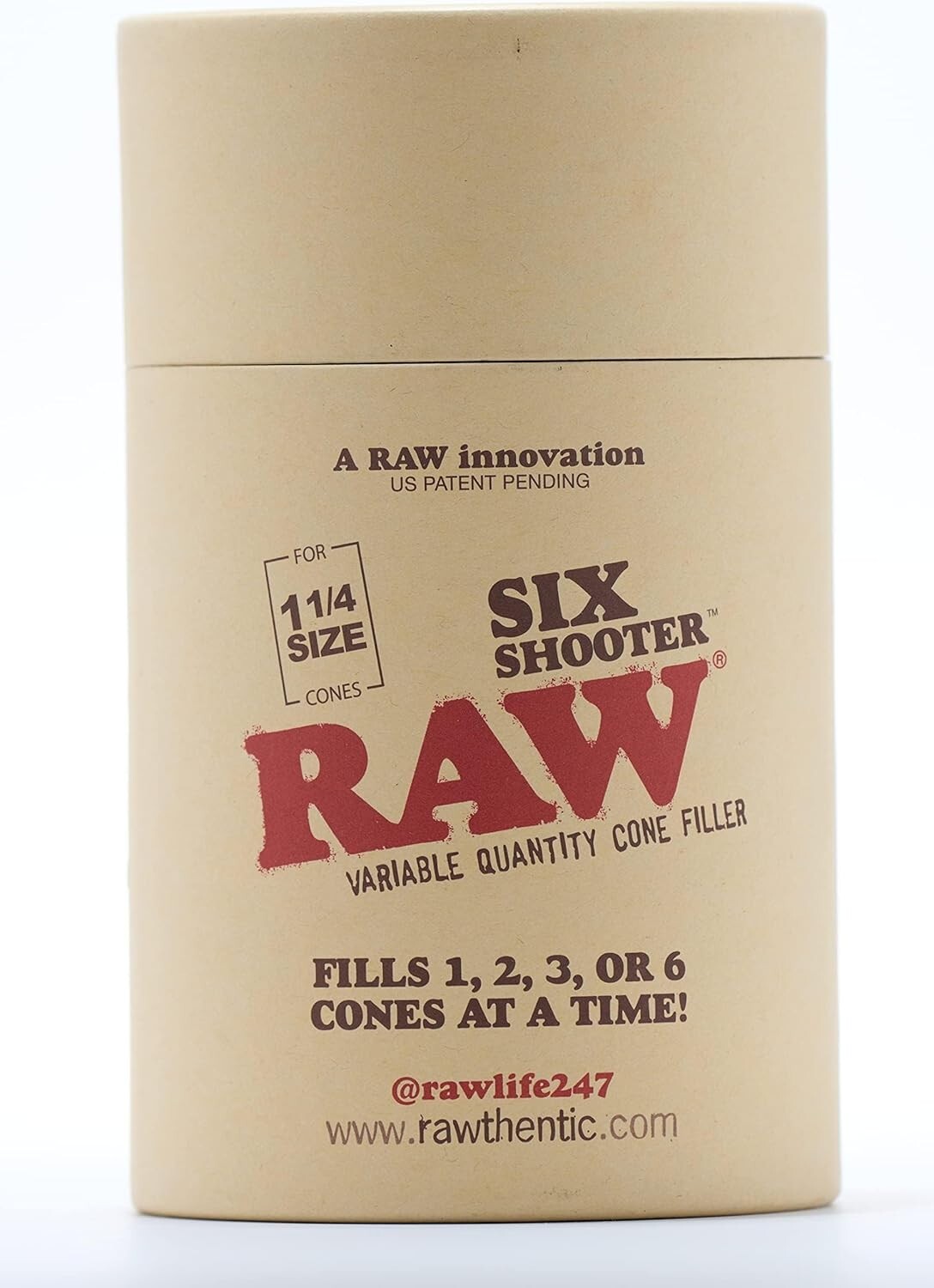 RAW Six Shooter Cone Filler – Fill 1, 2, 3, or 6 Cones at Once – 1 1/4