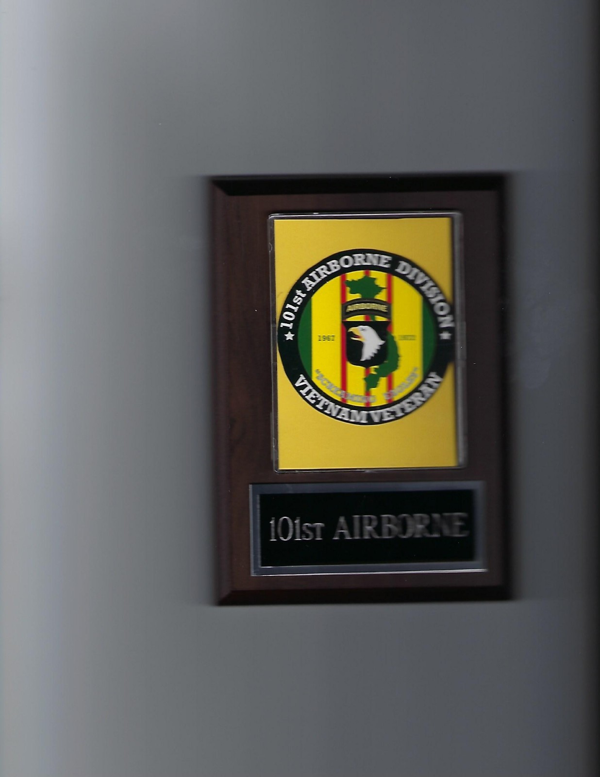 101st AIRBORNE VIETNAM PLAQUE USA MILITARY PHOTO PLAQUE ARMY UNITED STATES