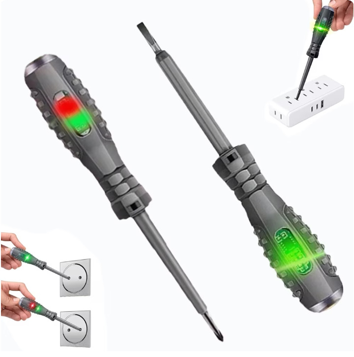 Voltage Electric Tester Volt Detector Test Pen AC DC Non-Contact Sensor 12-220V