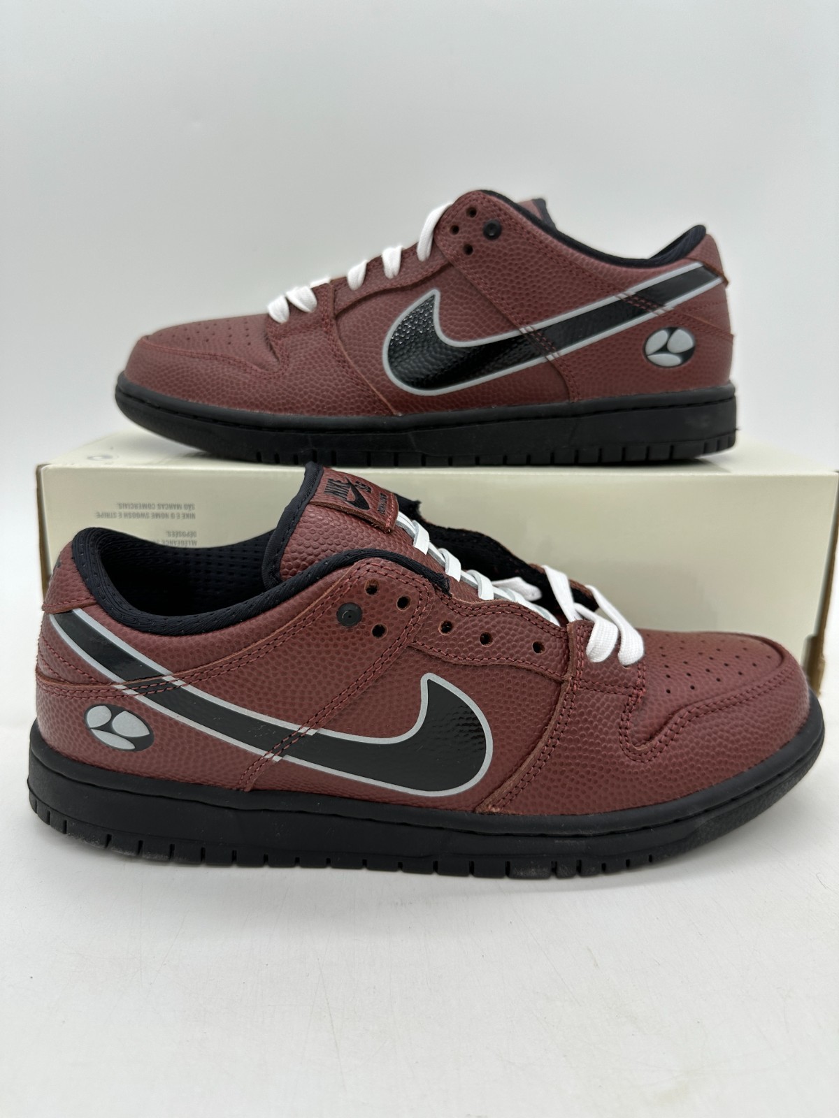 Nike SB Dunk Low Men's Size 8 Women's Size 9.5 Brown "Football" Shoes HJ4131 200