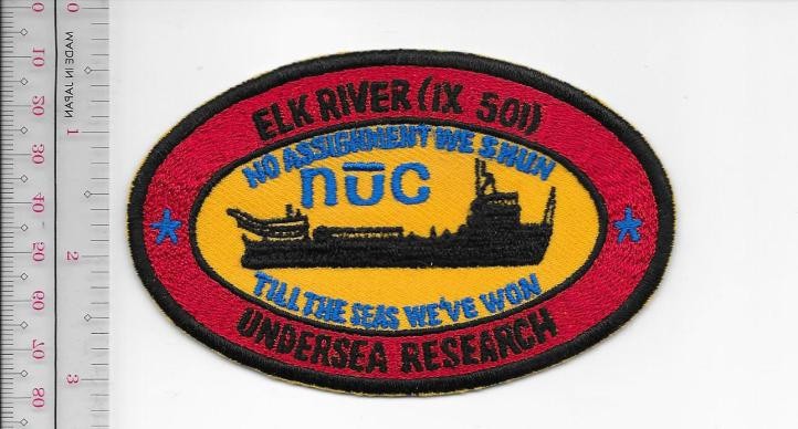 US Navy USS Elk River IX 501 Undersea Research Ship Special Operati NO TARIFF