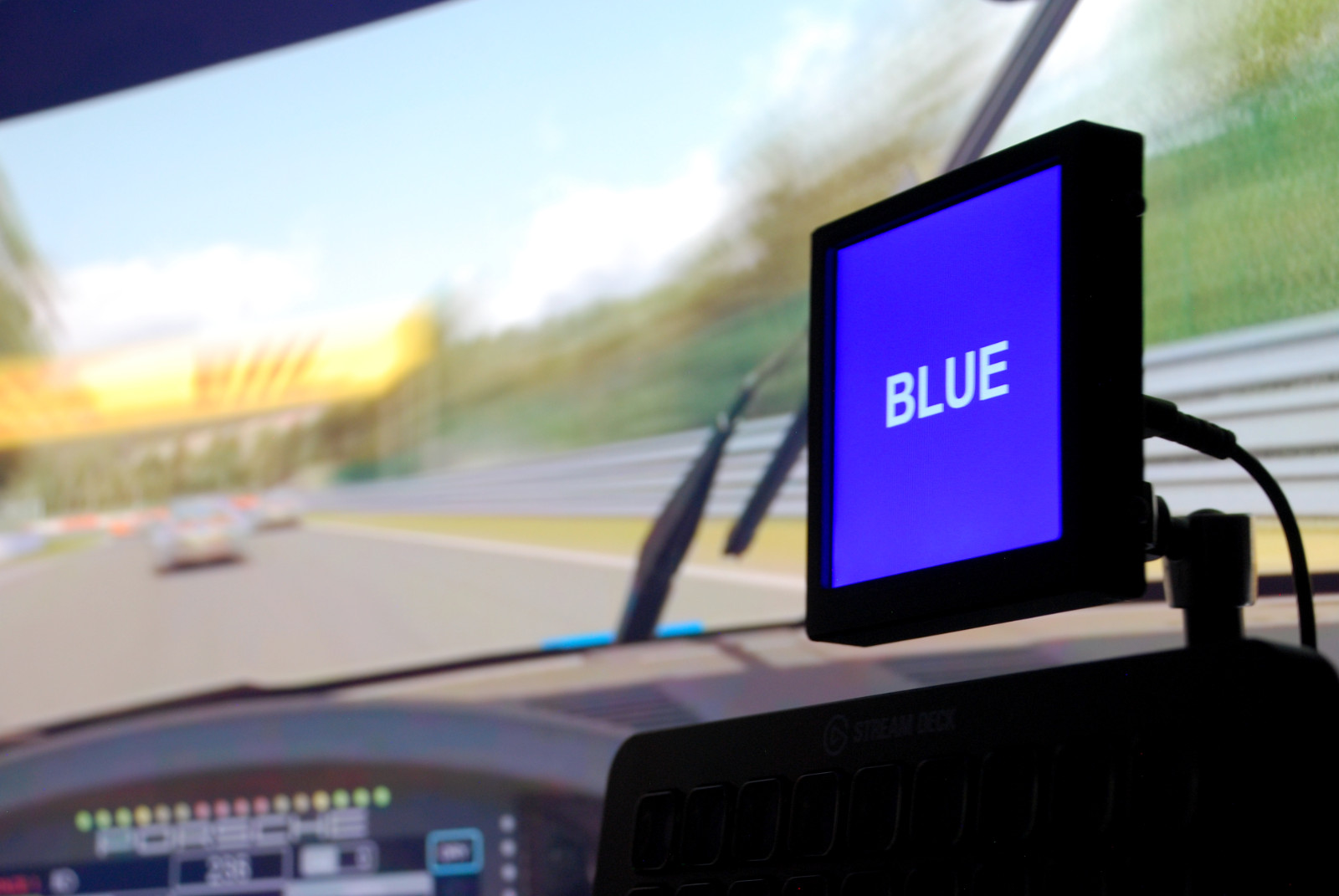 Vocore 4" Square Display Case - Sim Racing Flag Display