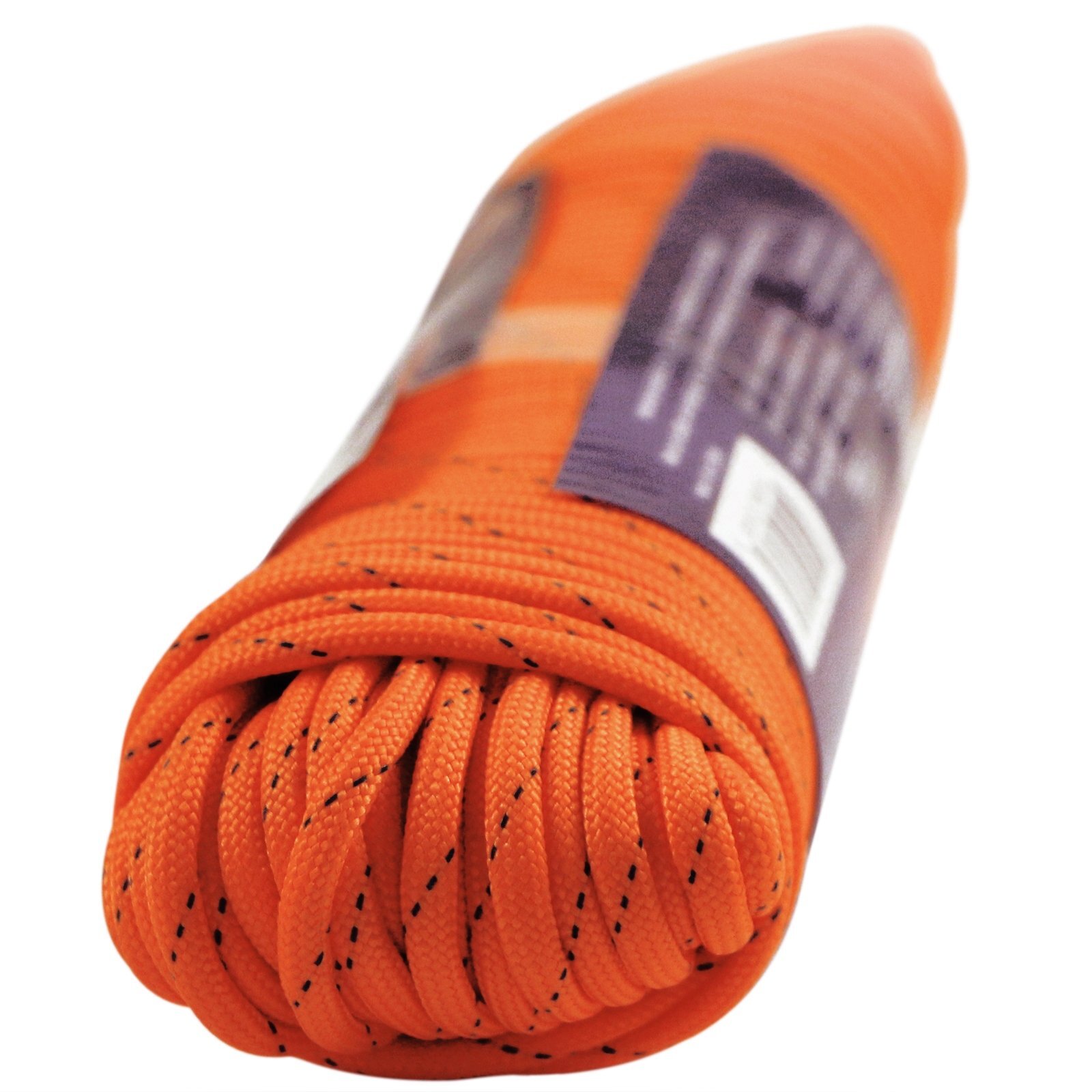 Survival Multi-Purpose Paracord Rope Reflective Tracer Orange - 100ft