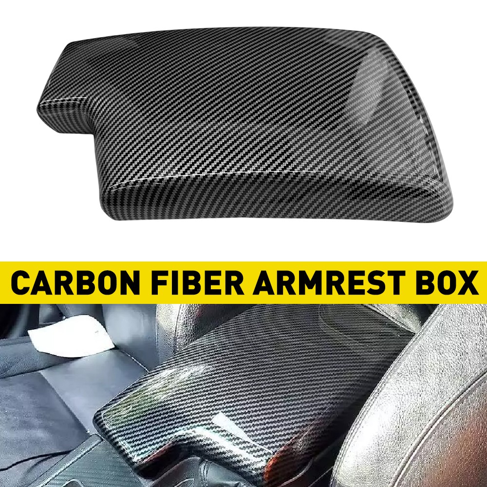Carbon Fiber Console Gear Shift Cover Trim For BMW 3 Series E90 E92 2006-2012