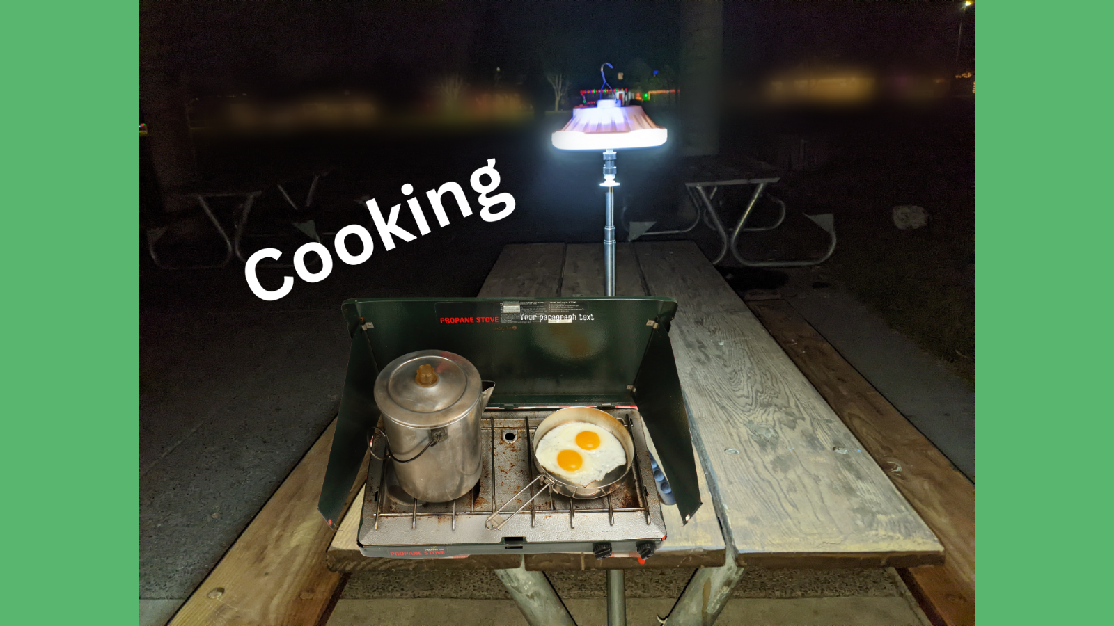 Handi-Light solar rechargeable camp and all purpose light