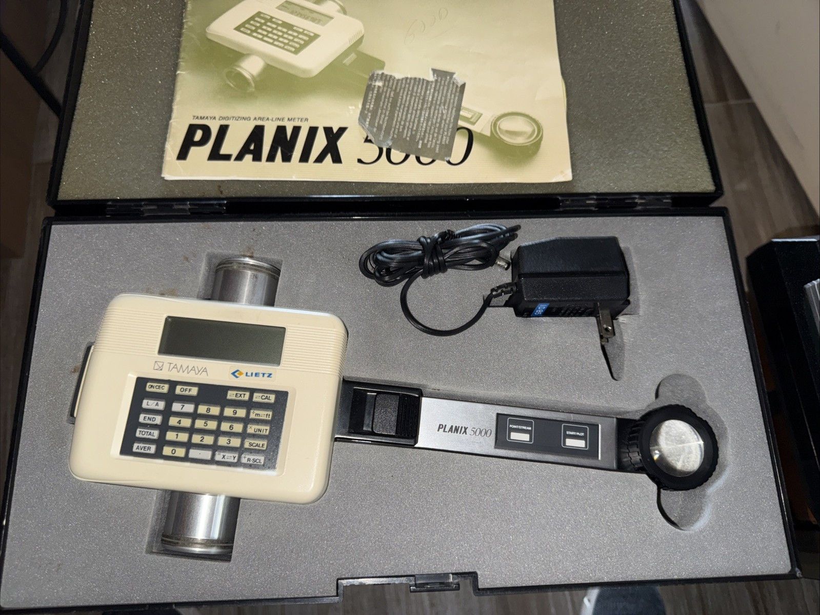 Tamaya Lietz Digitizing Area-Line Meter Part PLANIX 5000 w/ Case & Adapter