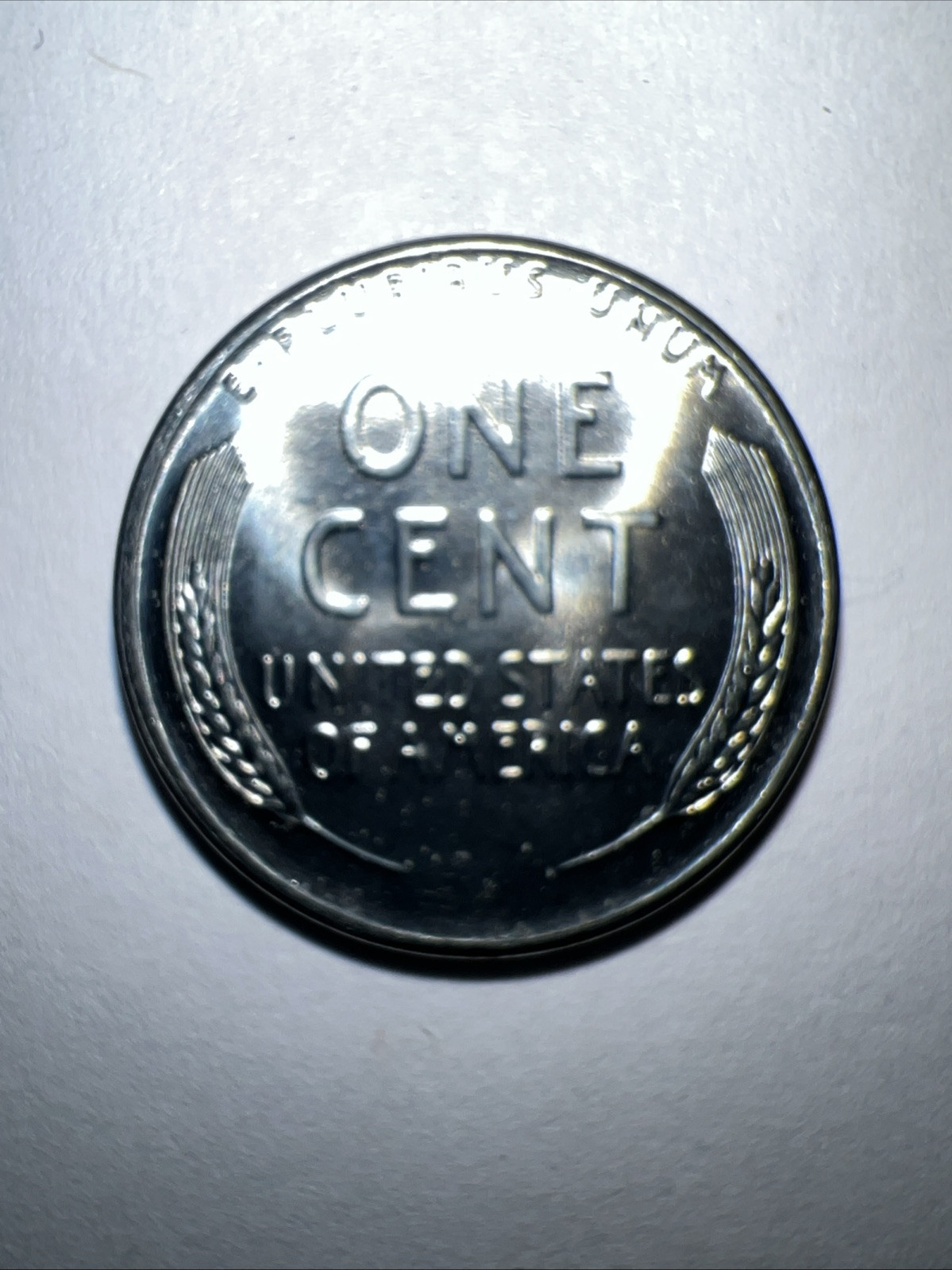 1943 D Steel Wheat Cent Very Fine