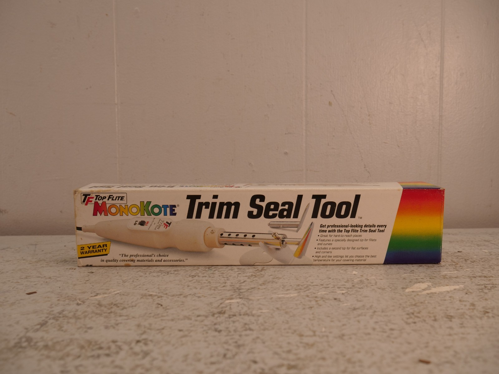 Top Flite Models Monokote Heat Sealing Tools & Trim Tool Lot of 2 Irons Tested