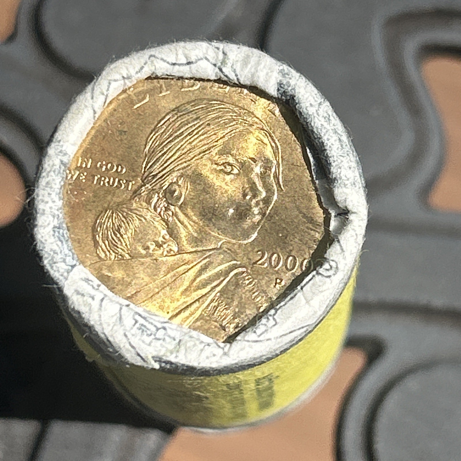 2000-P $1 Sacagawea Native American Dollar Mint Roll