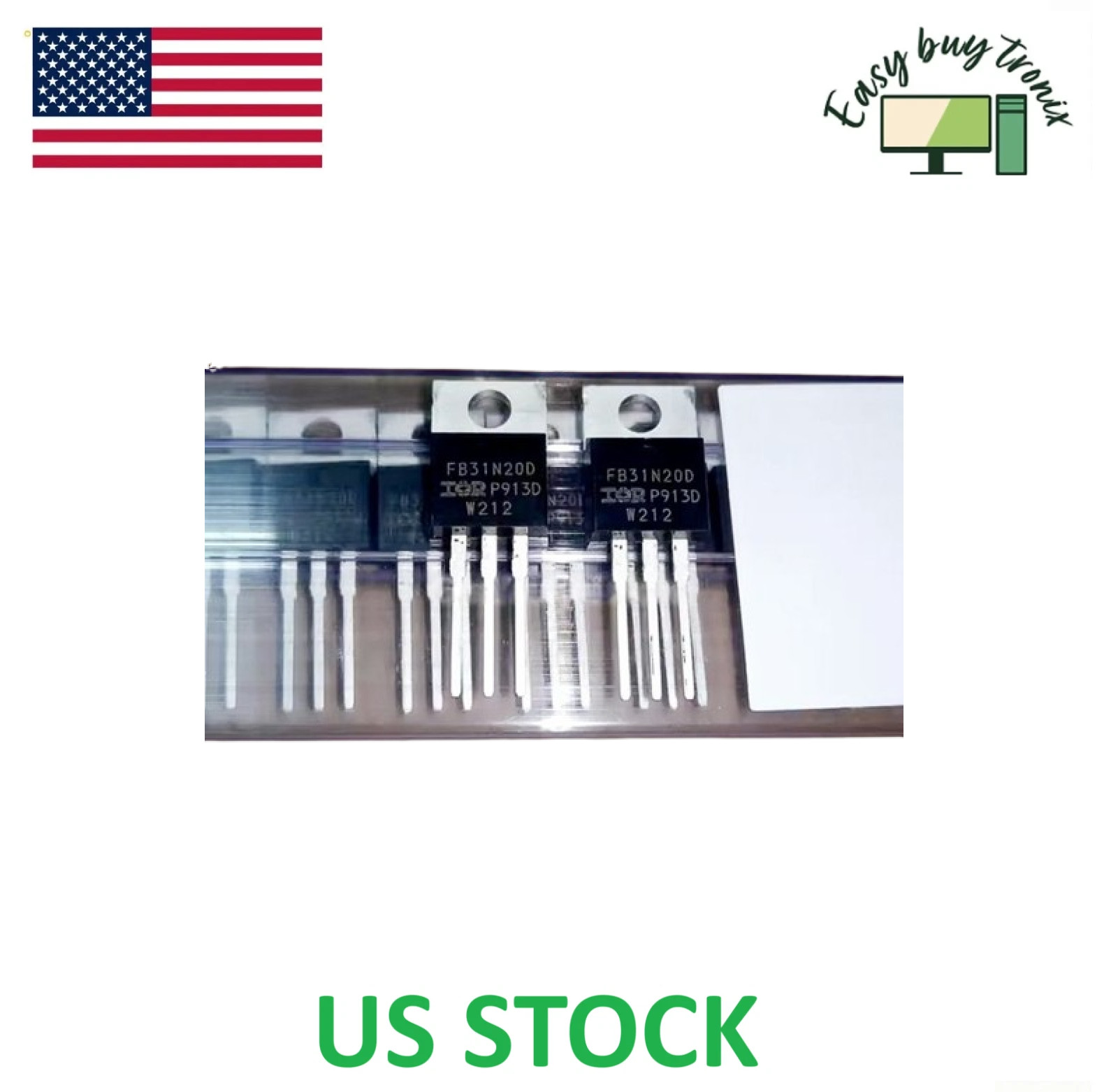 10 Pieces Genuine International Rectifier IRFB31N20D FB31N20D Power Mosfet