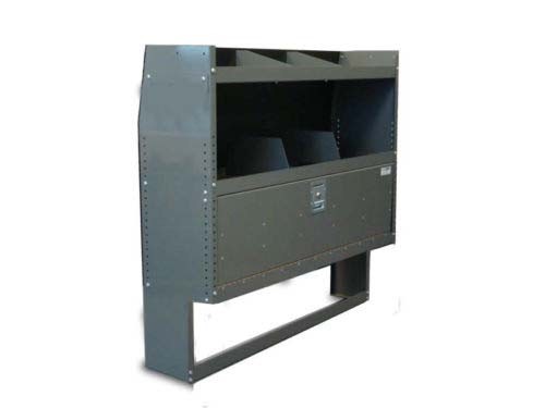 Van Shelving with Door Space Saver LOW ROOF Ford Transit 44"H x 45"L x 13"D