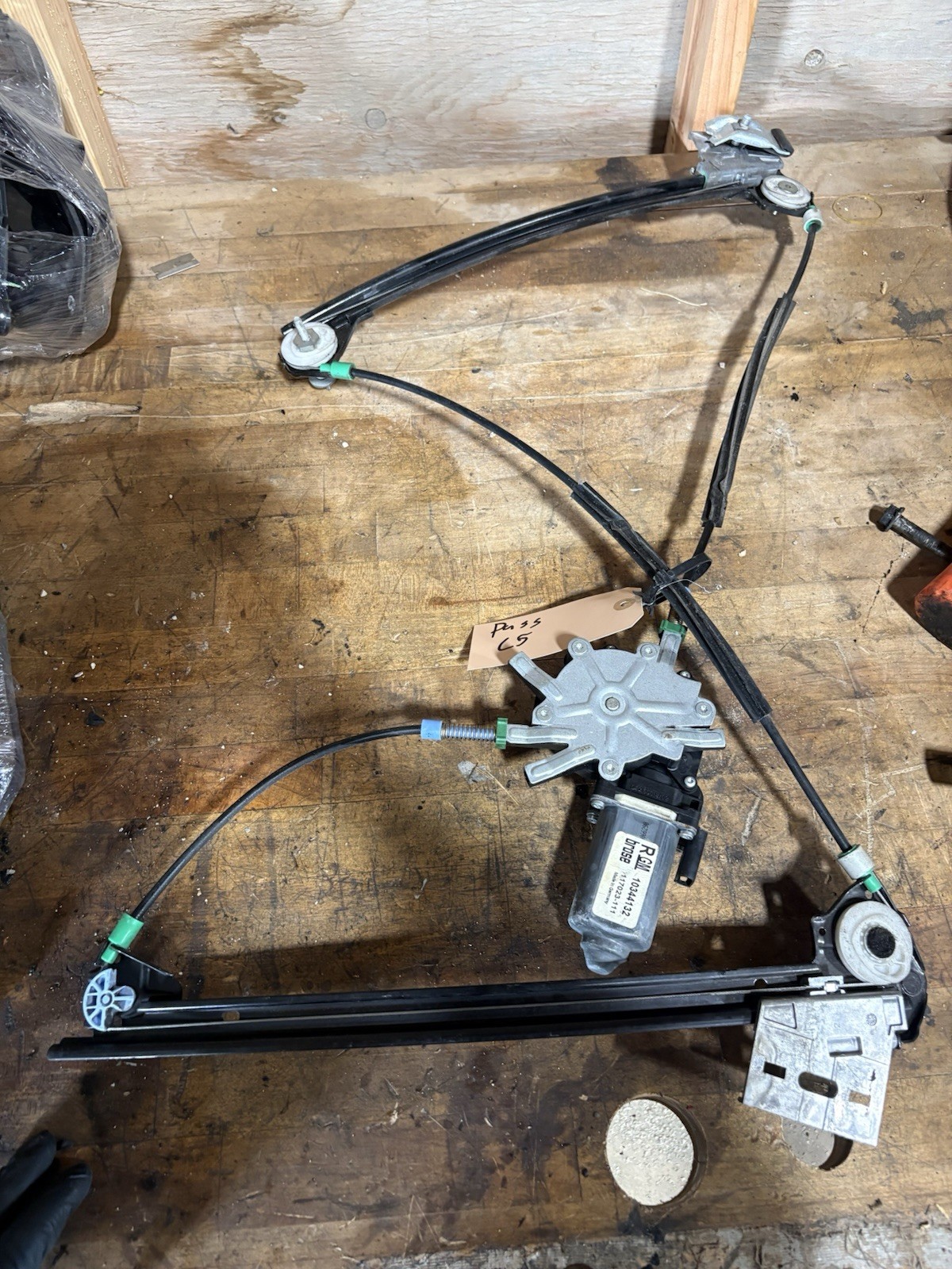1997-2004 C5 CORVETTE OEM PASSENGER RIGHT WINDOW MOTOR REGULATOR ASSEMBLY #L293