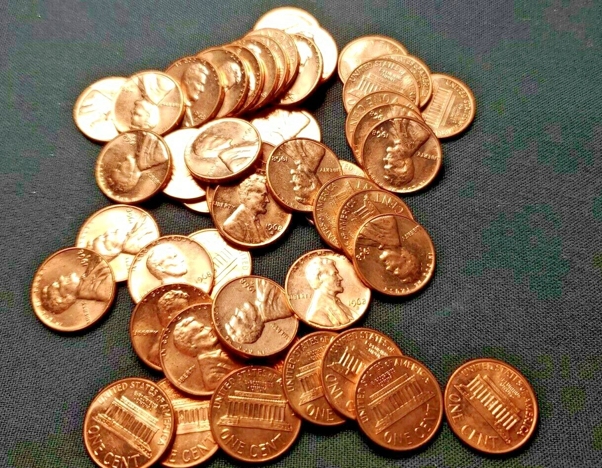 1968 S Lincoln Cent BU/MS Condition Nice Coins!!