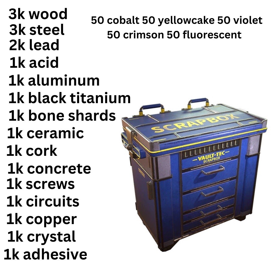 (Xbox) 20,000 Scrap + 50 Each Flux