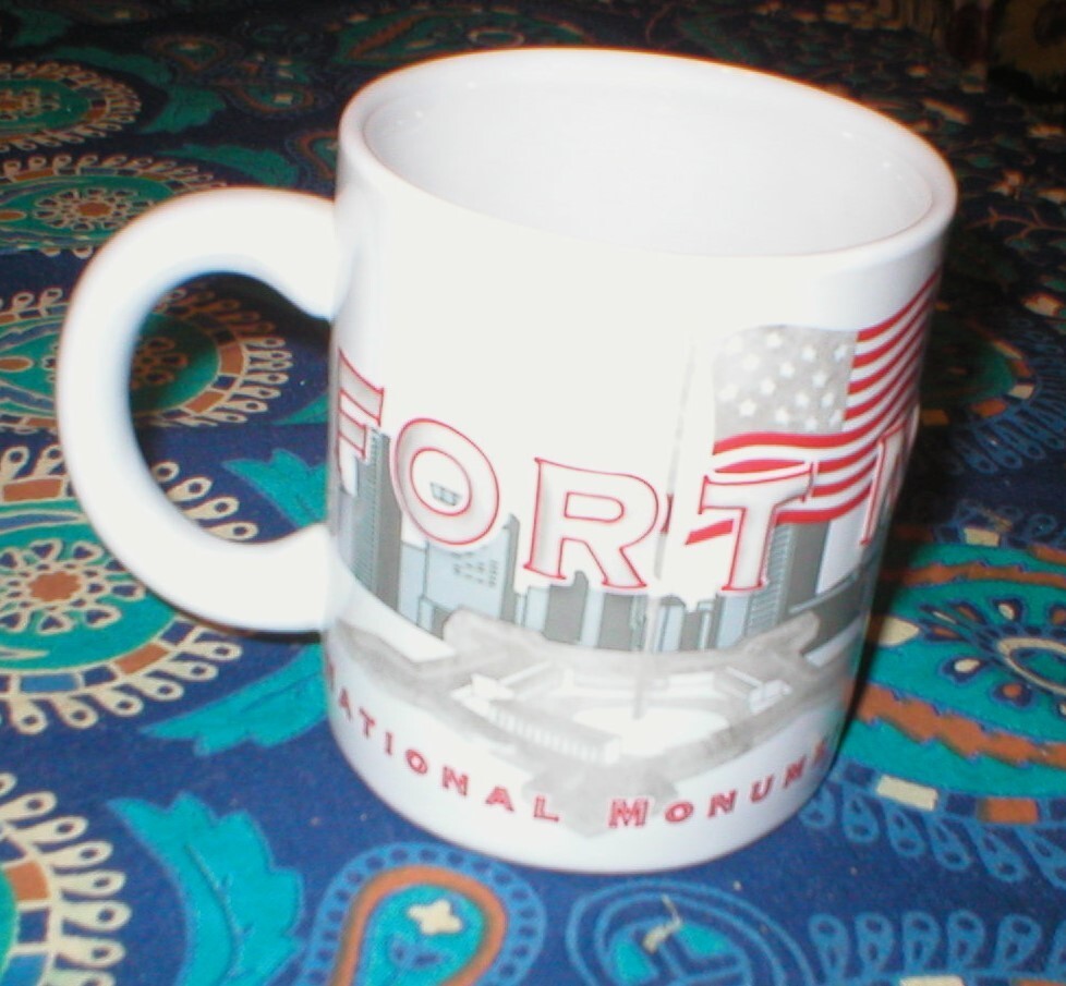 FORT McHENRY MUG SOLD AS IS