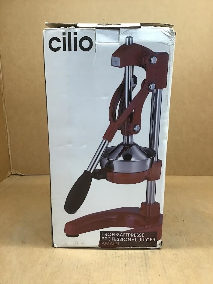 Cilio  Professional Juicer, Stainless Steel, red