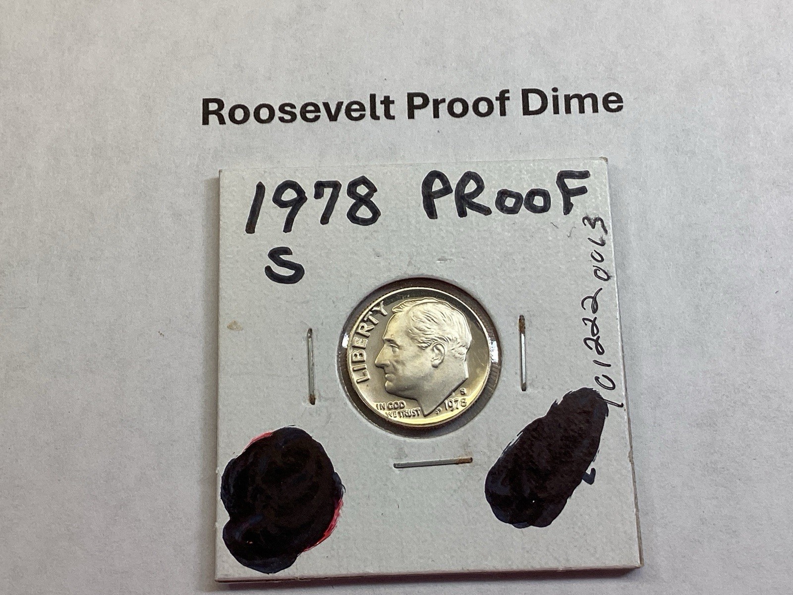 1978 S Roosevelt Dime Gem Proof from San Francisco Mint 101222 13t