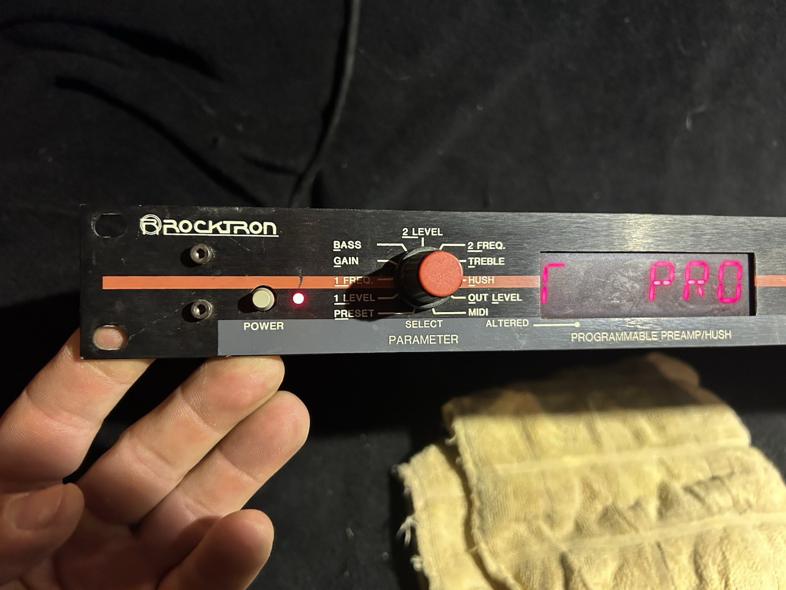 Rocktron Pro GAP, Guitar Preamp Processor, Hush, Vintage Rack Tested And Working