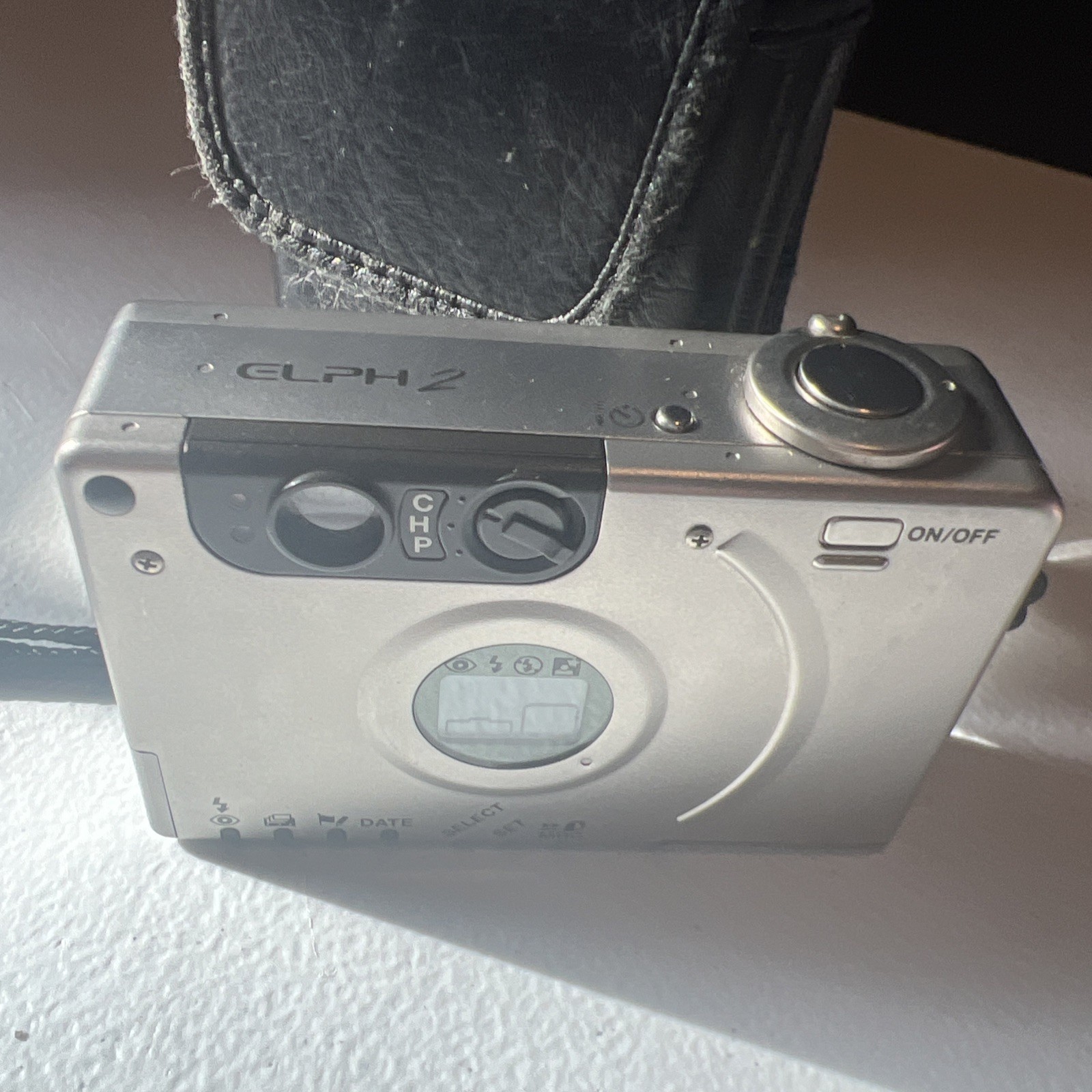 Canon Elph - point and shoot vintage silver camera