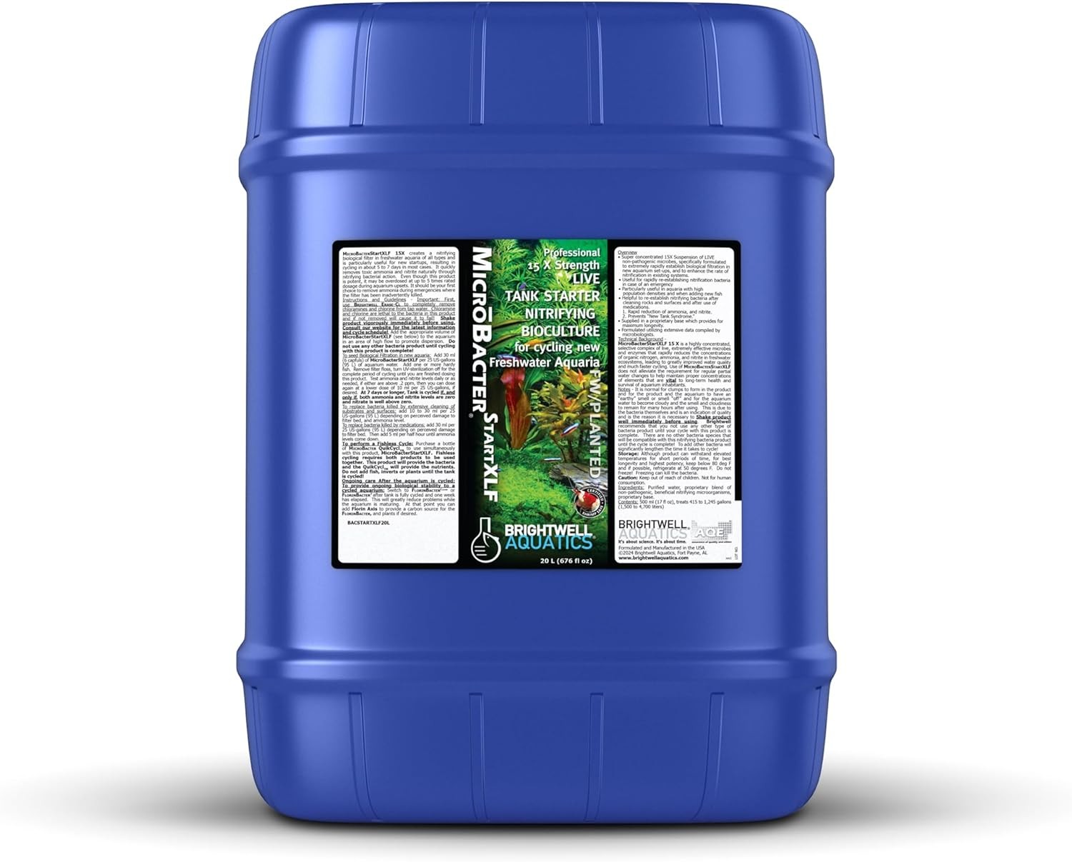 MicroBacter Start XLF Concentrated Freshwater Nitrifying Bacteria Quick Start