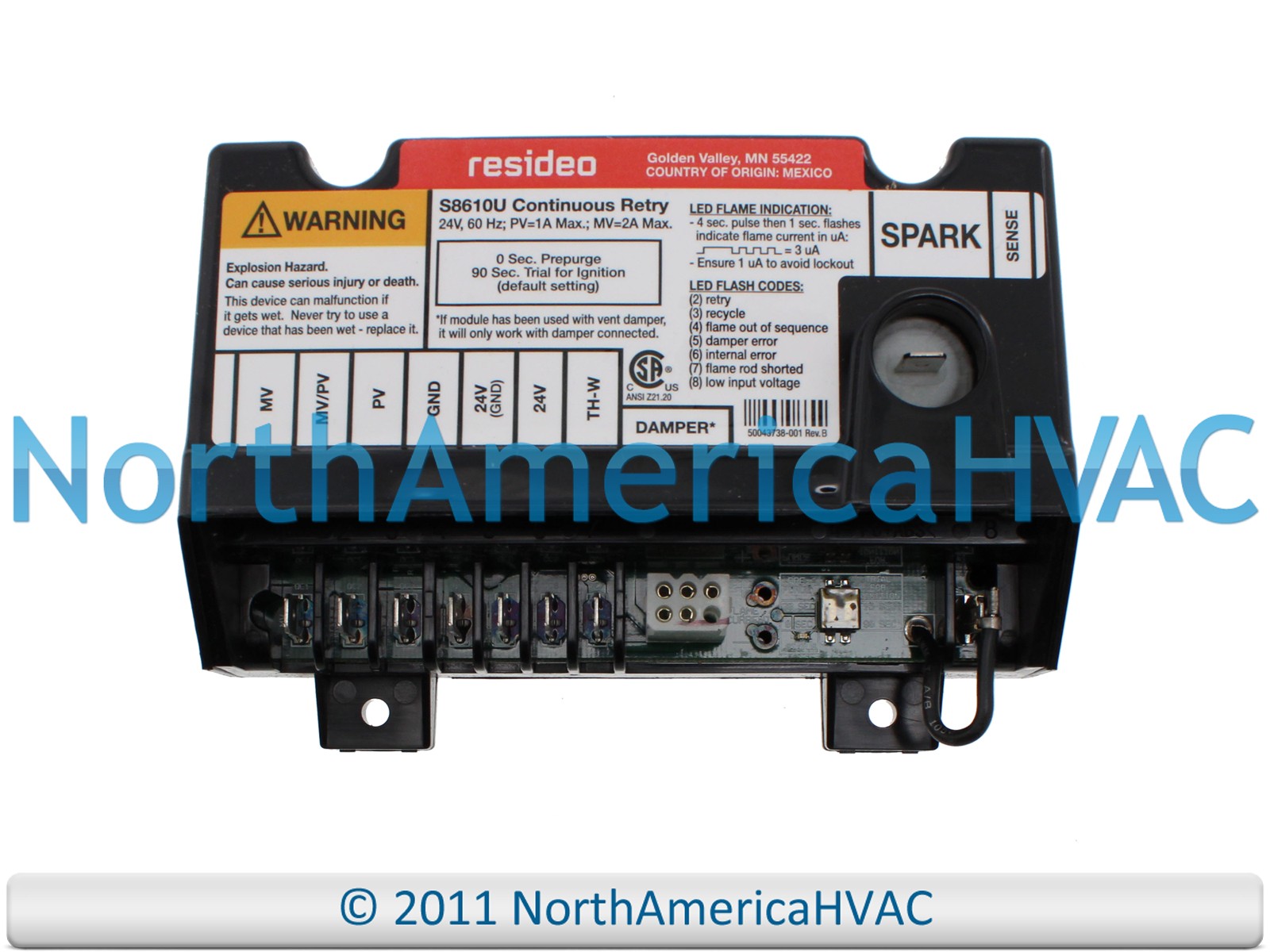 OEM Carrier Bryant Payne Furnace Control Board Replaces 146-62-303-70 B1811970