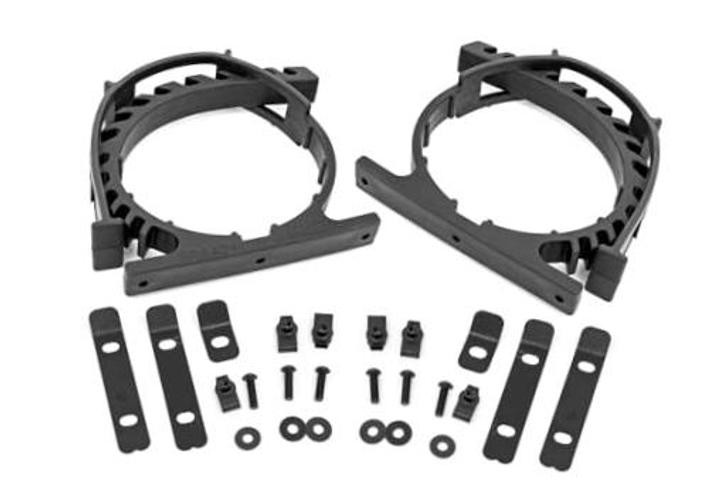 Rubber Molle Panel Adjustable Clamp Kit 2-1/2" to 9-1/2" - 50 lb Capacity,