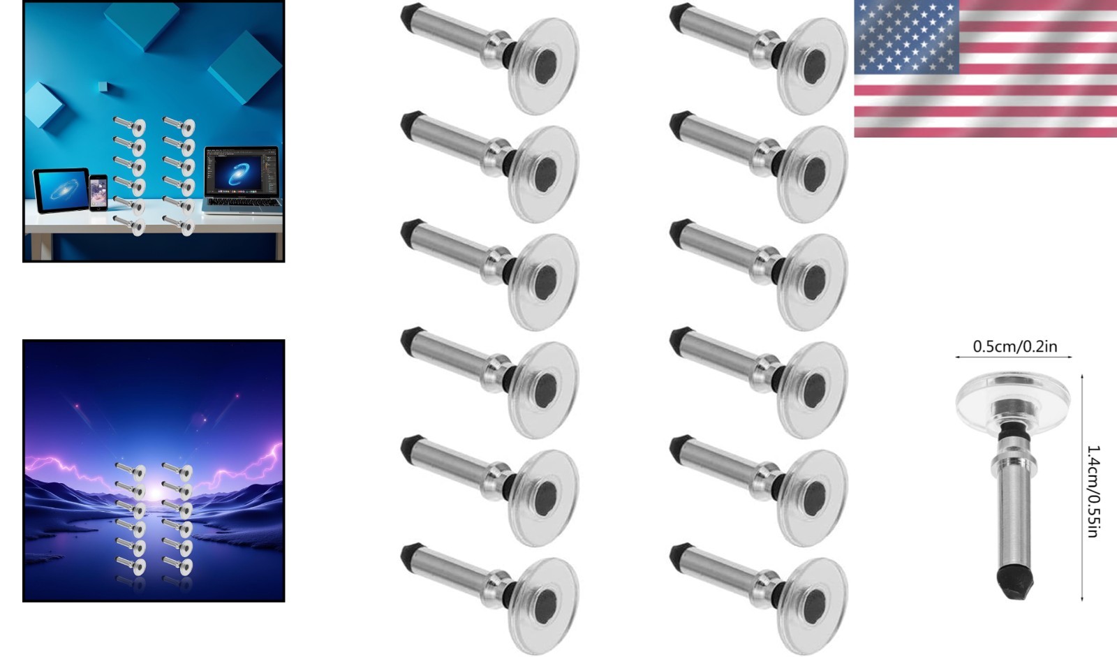 Long-Lasting Silver Stylus Replacement Tips - 12 Count for Touchscreen Devices