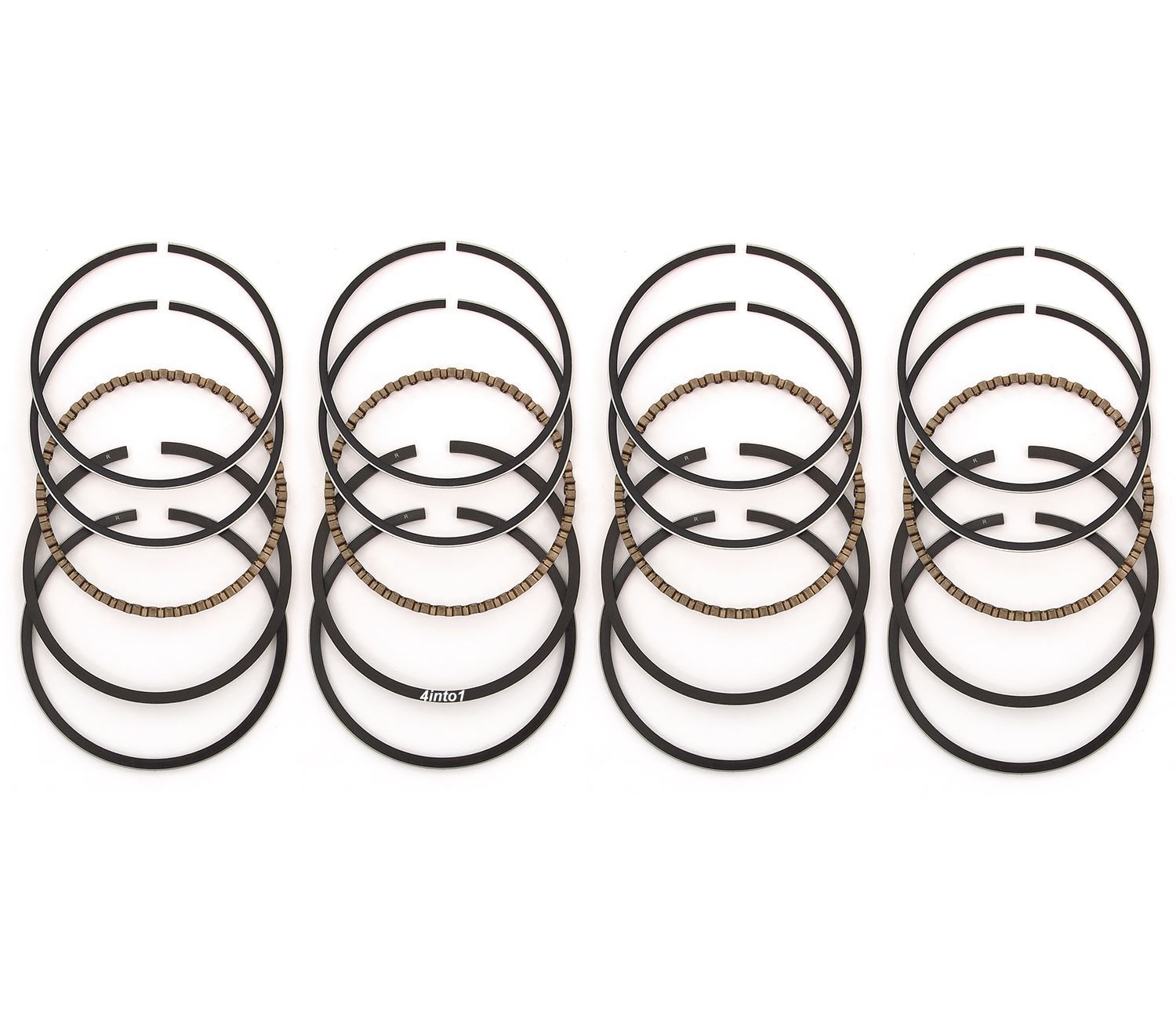 Set of 4 Piston Ring Sets - 13011-371-003 - Honda GL1000 Gold Wing - 1975-1979