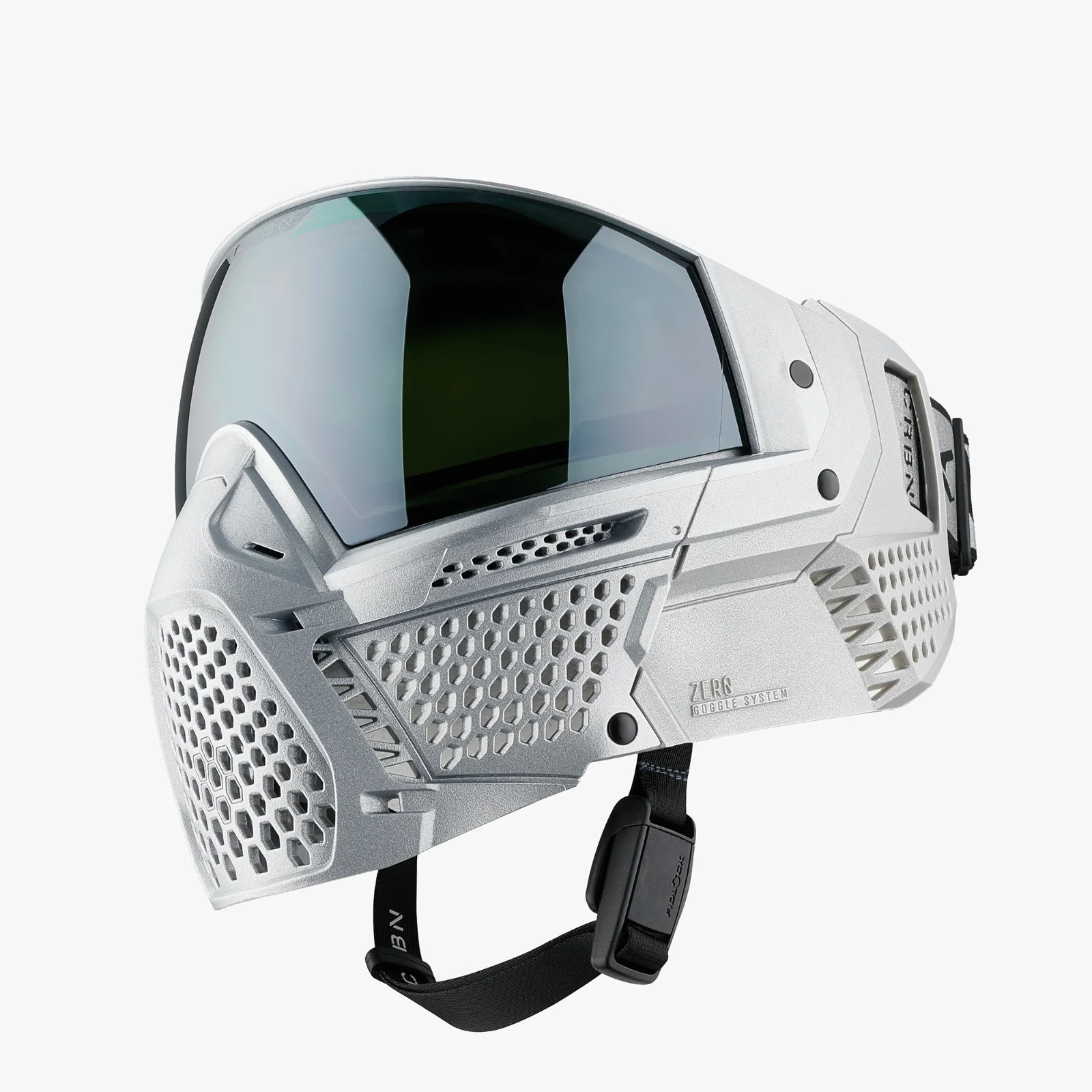NEW CRBN ZERO PRO GRX Paintball - Airsoft Goggle - Less Coverage - ELMT SILVER