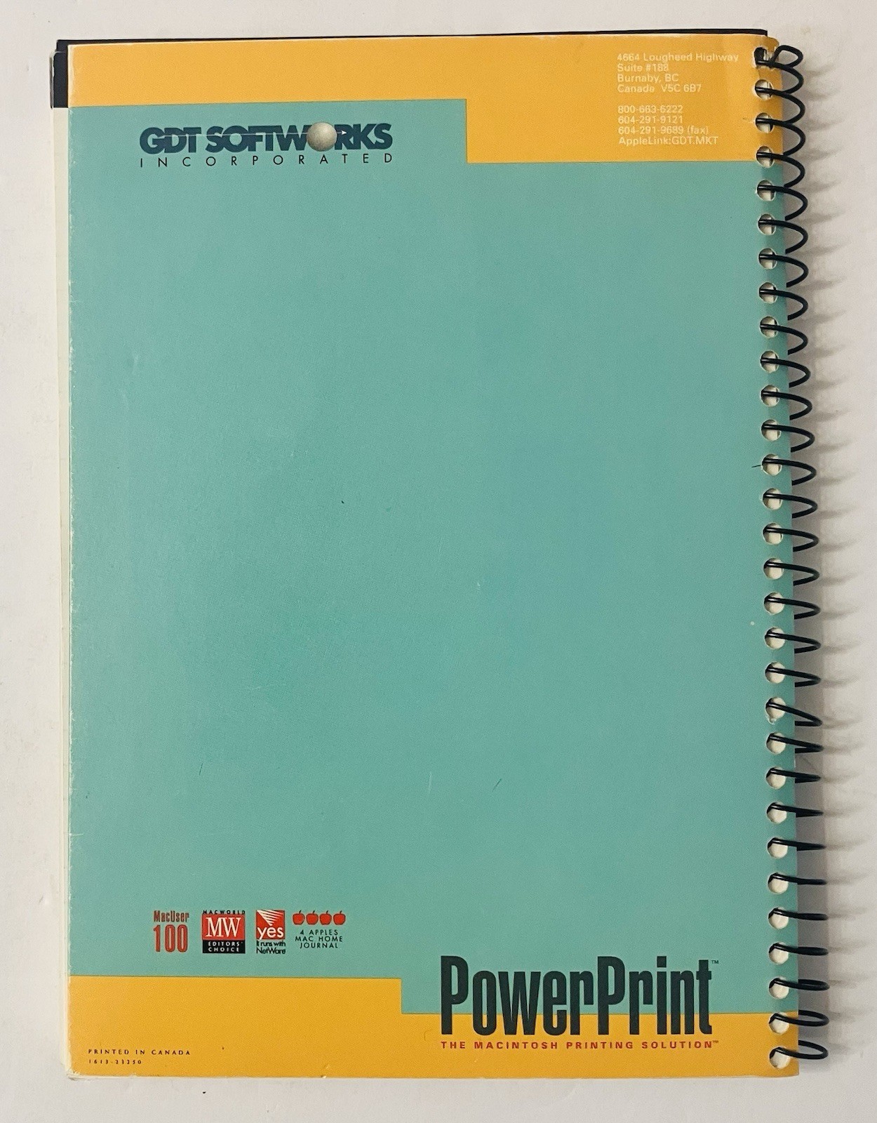 PowerPrint v2.5.2 Macintosh 3.5 Floppy Disk Set GDT Software