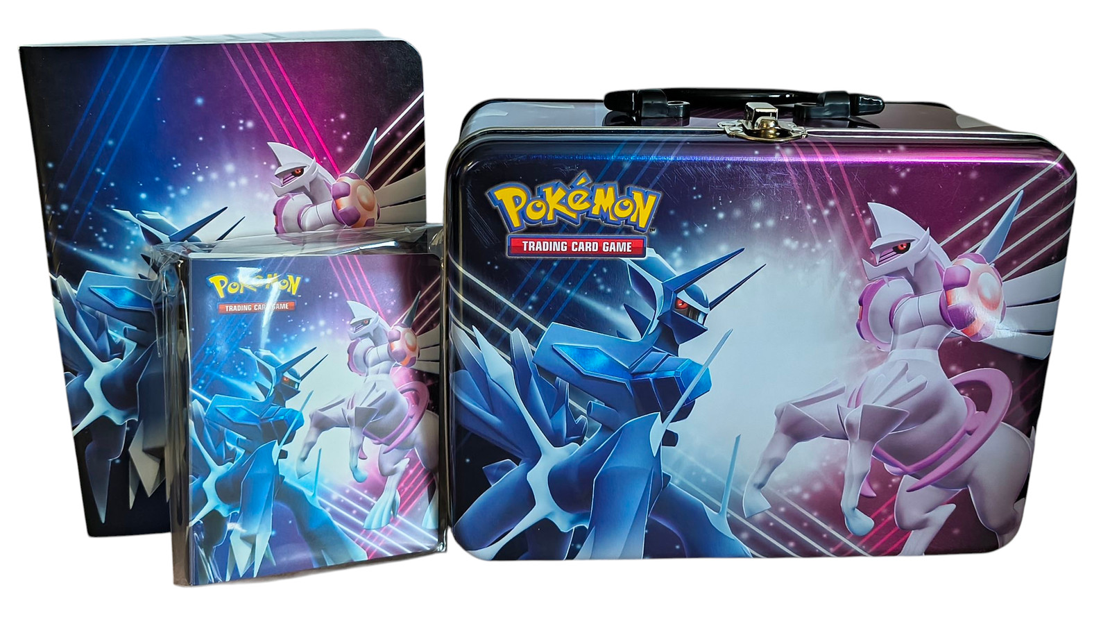 Pokemon TCG Mini Portfolio Binder, Mini Notebook And Tin Collectors Box