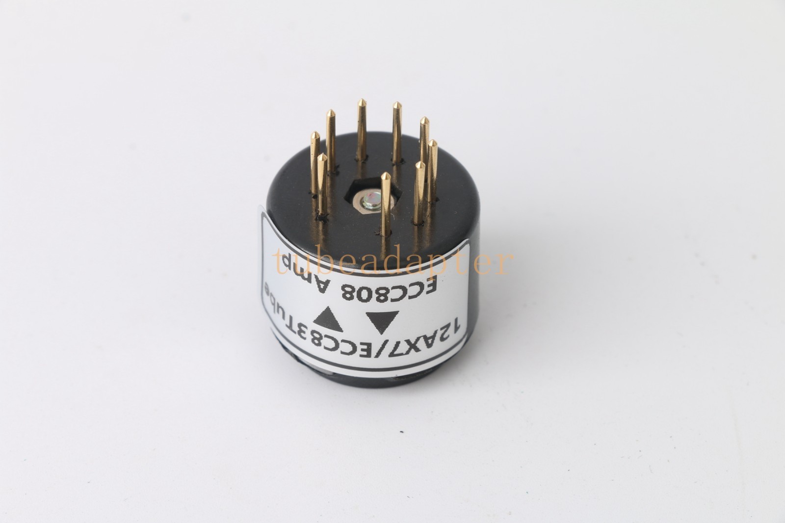 Pair 2pcs ECC808(amp socket) to 12AX7 ECC83 tube converter adapter
