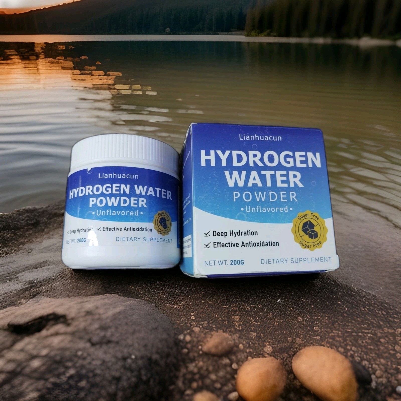 Hydration Powder Electrolytes Drink Mix with Magnesium Zinc  Vitamin C B Complex