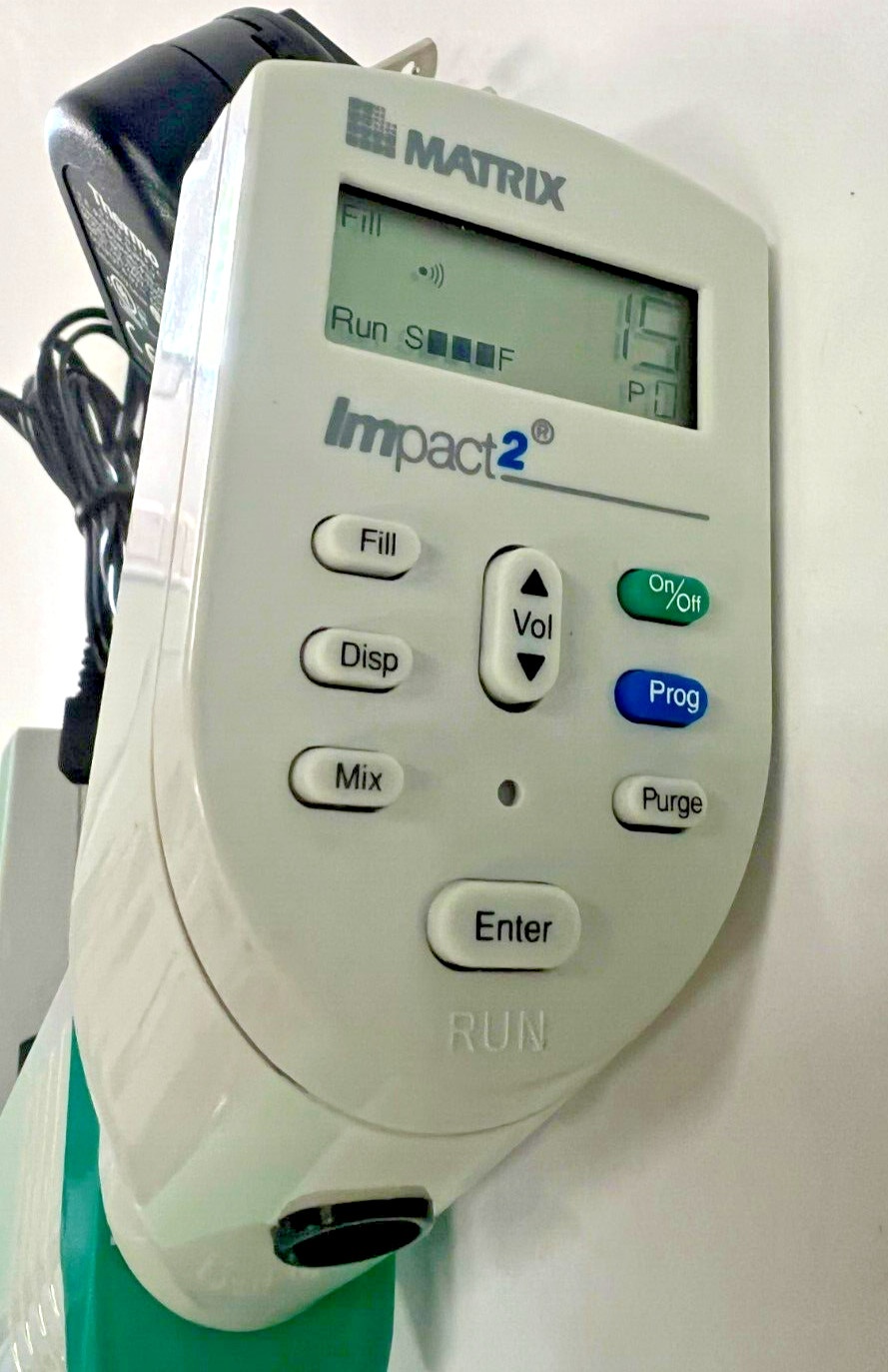 Matrix Impact2 1250uL 8-Channel Electronic Pipette with Power Supply