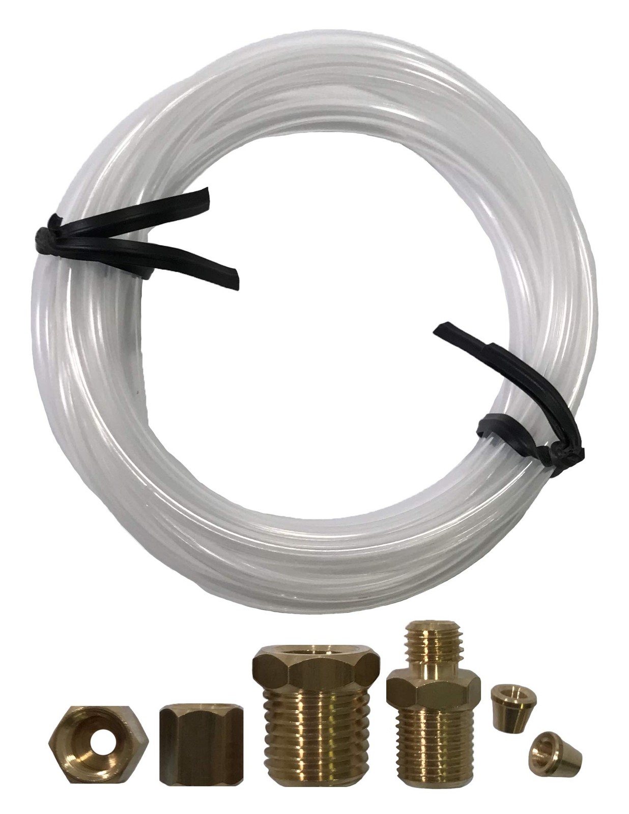 Mechanical Oil Pressure Gauge 72 in Nylon Line Install Kit