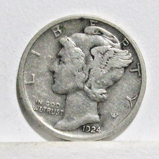 1924-D MERCURY DIME.  VF+ Details. Combined Shipping on All Items