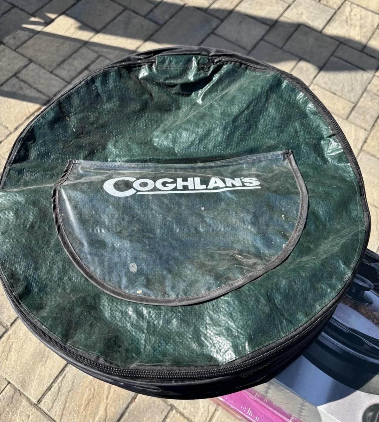 Coghlan's Pop-Up Trash Can Collapsible Portable 30 gal Polyester Green/Black