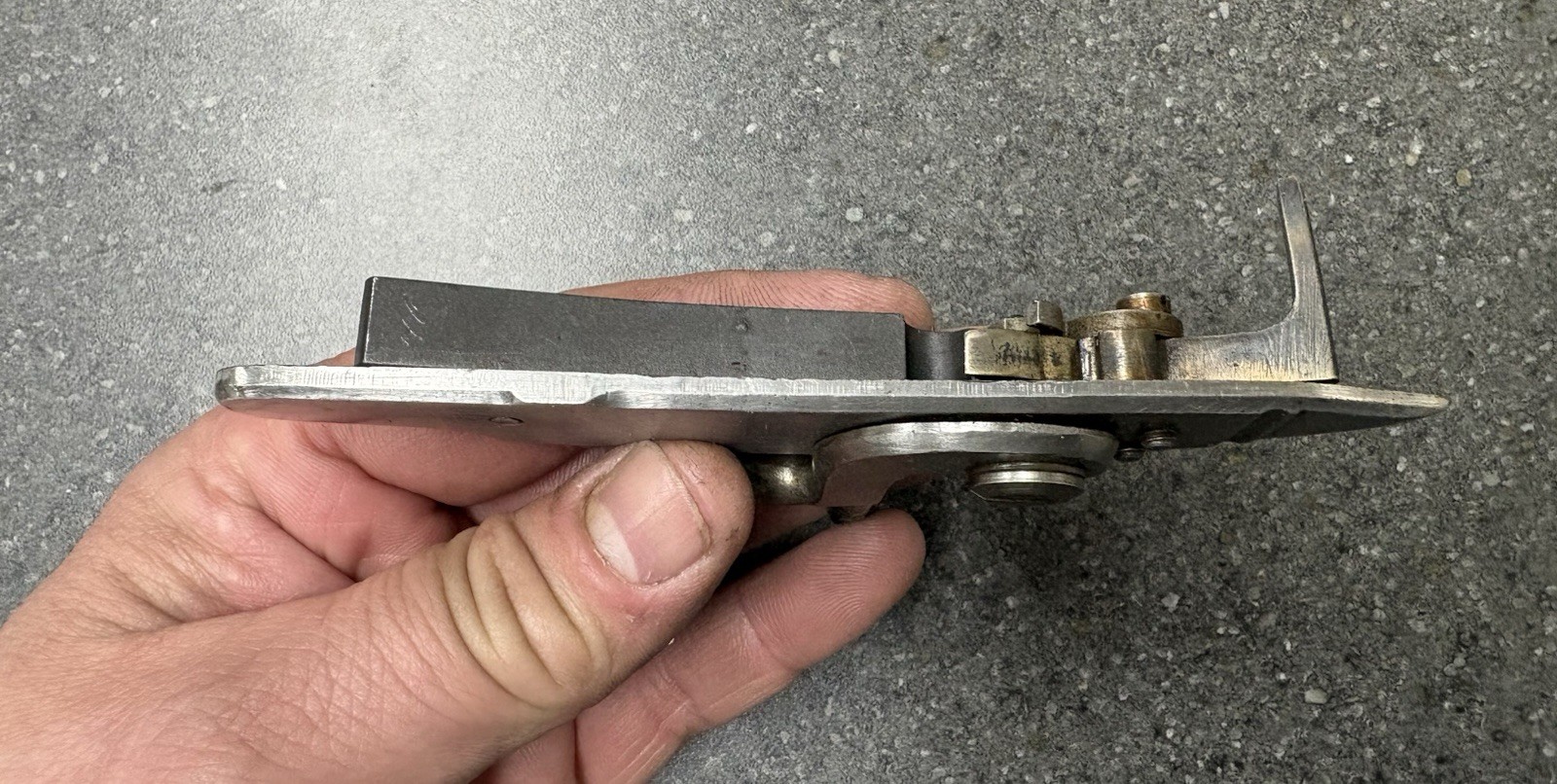 Siler Percussion Rifle Lock.