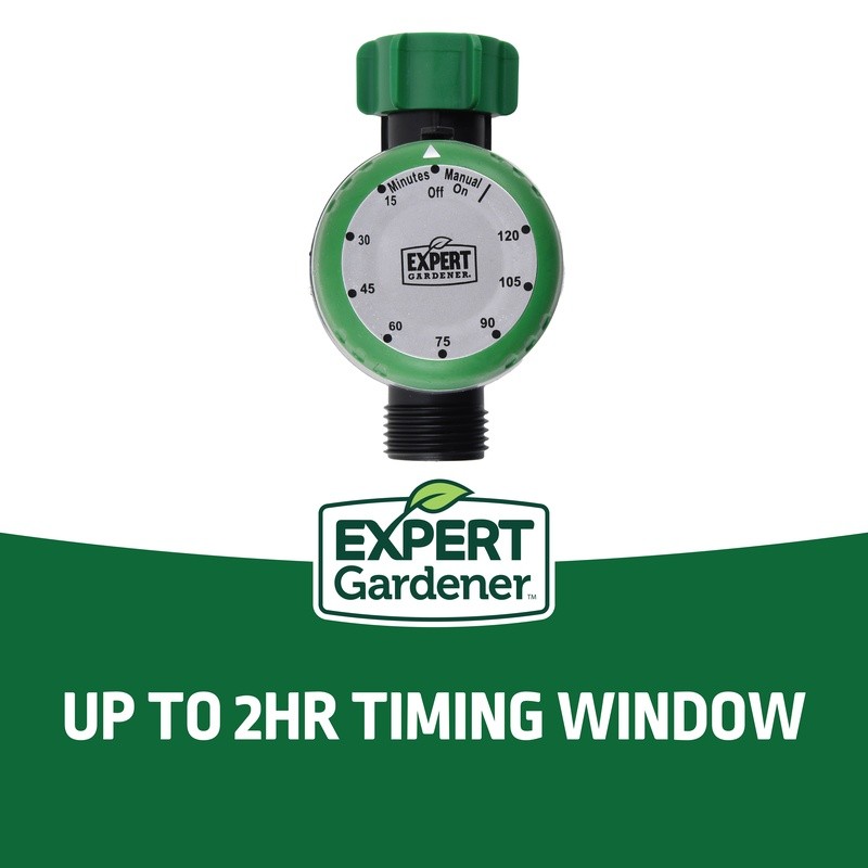 Mechanical Watering Timer Controller Analog Dial Faucet Garden Hose Attachments