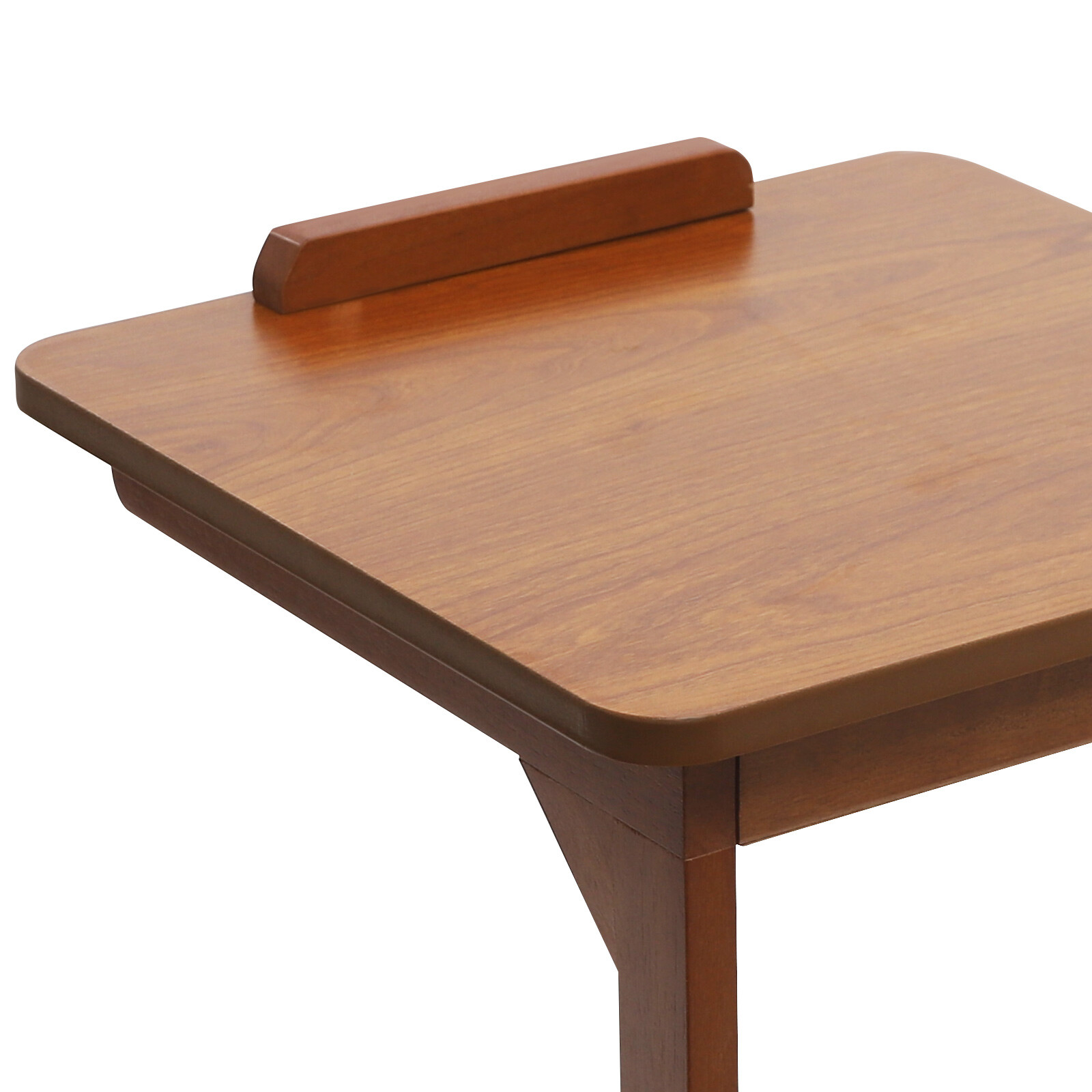 C-shaped Table Couch Table Sofa Bed Side Table W/ Wheels 40*40*63cm 0-40° Angle