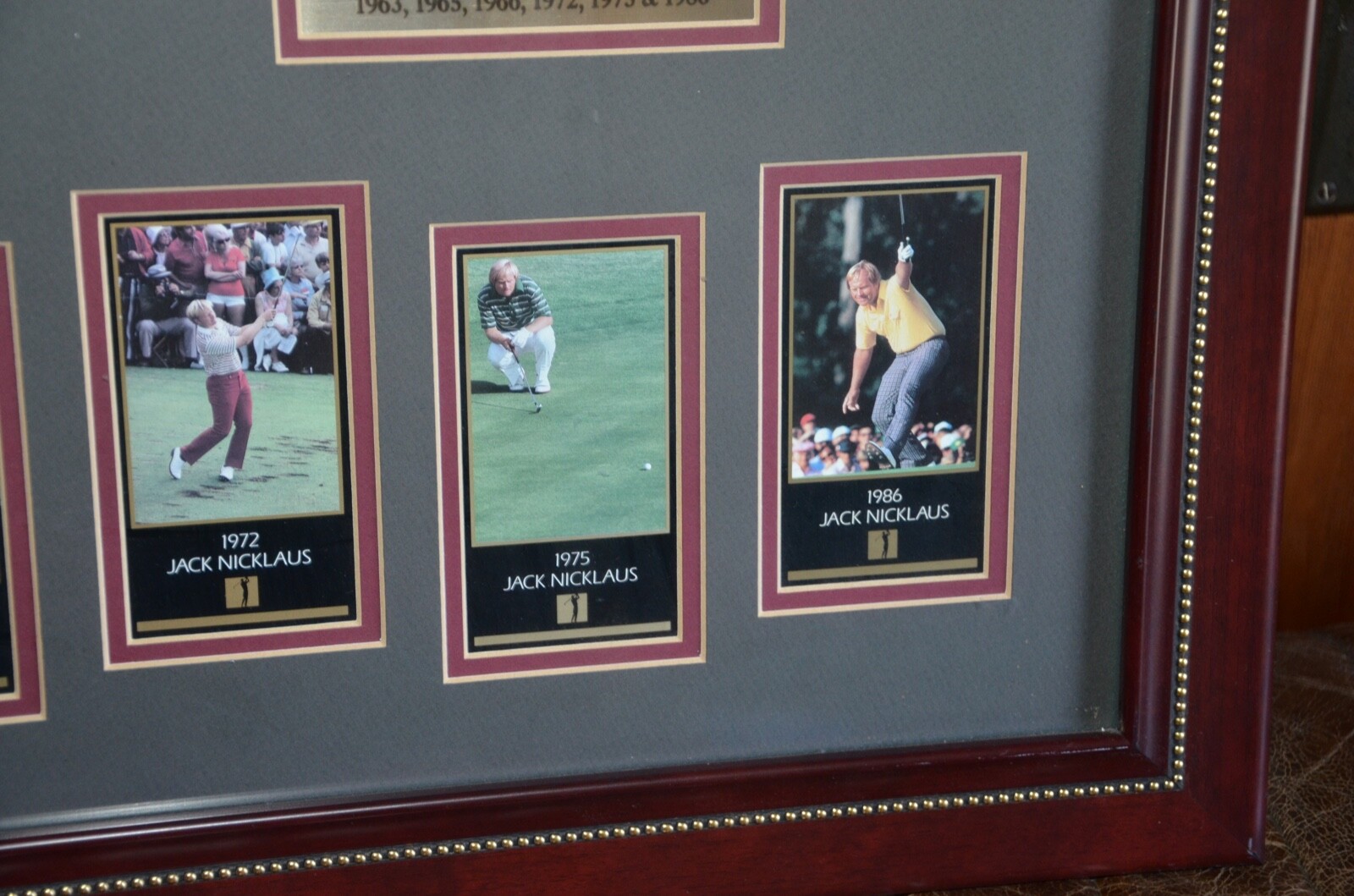 Jack Nicklaus 6 - Time Masters Champion 23.5"x27.5" Framed Collage