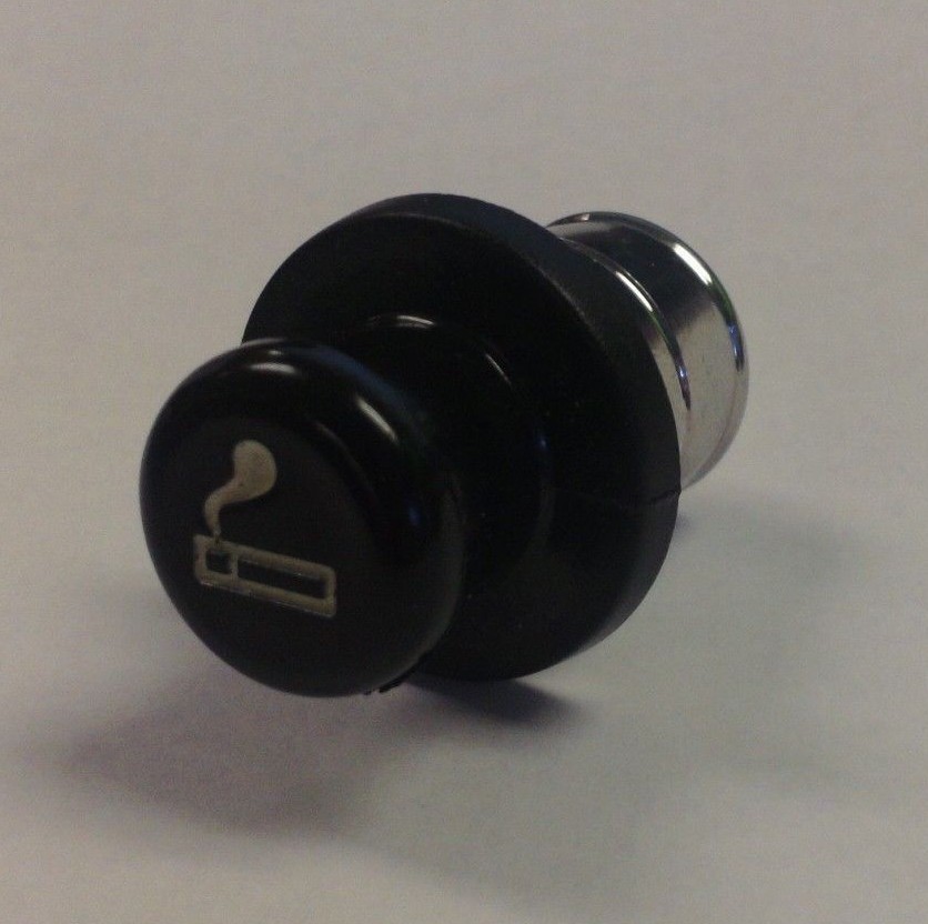 CAR CIGARETTE LIGHTER PILL CASE HIDDEN SAFE - 1 1/2 IN x 1 1/2 IN - 3/4 IN DEEP