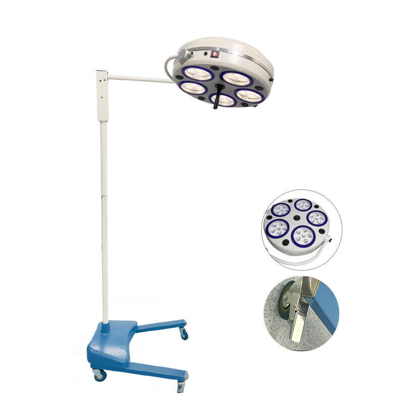 Mobile Surgical Light Dental Medical Shadowless LED Surgery Lamp Oral Exam Lamp