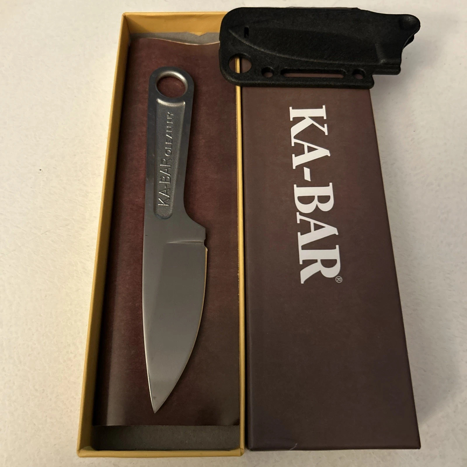 New 1119 KA-BAR Forged Wrench Knife High Carbon Steel Made In USA with Sheath