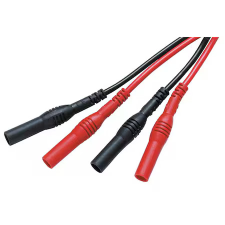 Zoro Select 4Wrd5 Modular Test Lead Kit, Cat Iii 1000V, Shrouded Straight Both,