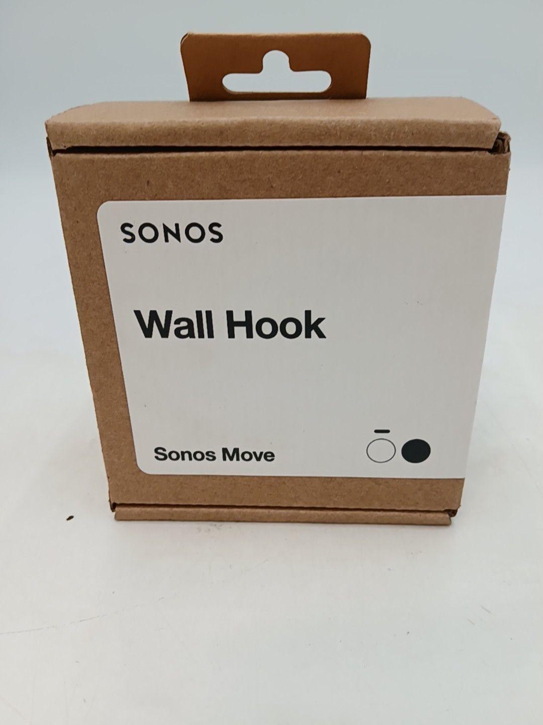 Sonos Move Wall Hook Mount White Fixed Speaker Mount Hardware MVWHKWW1