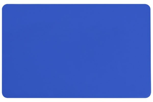 Blue PVC ID Card (CR80/Credit Card Size, 2.13" x 3.38") Pack of 500