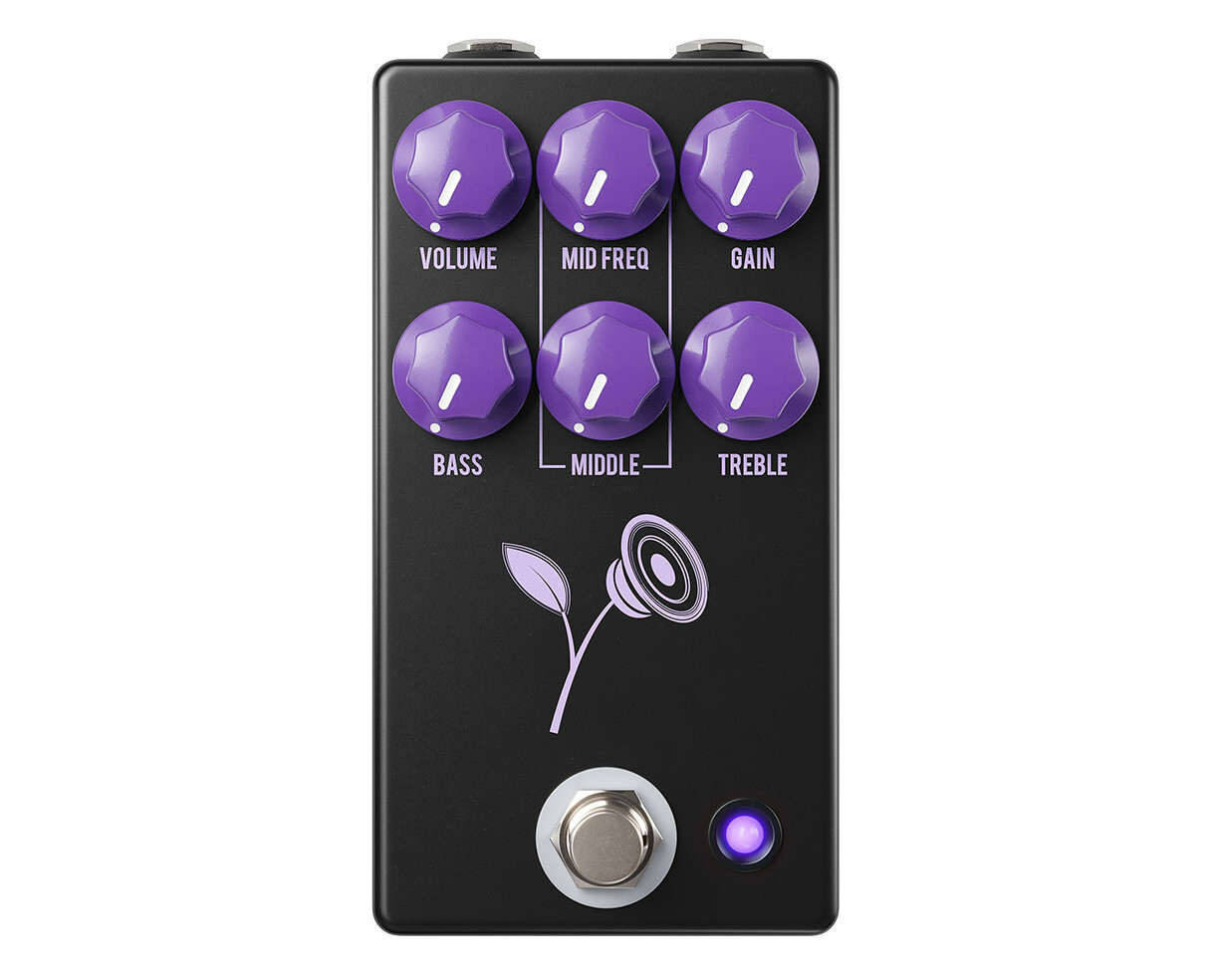 JHS Violet Lari Basilio Signature Distortion Pedal - Black