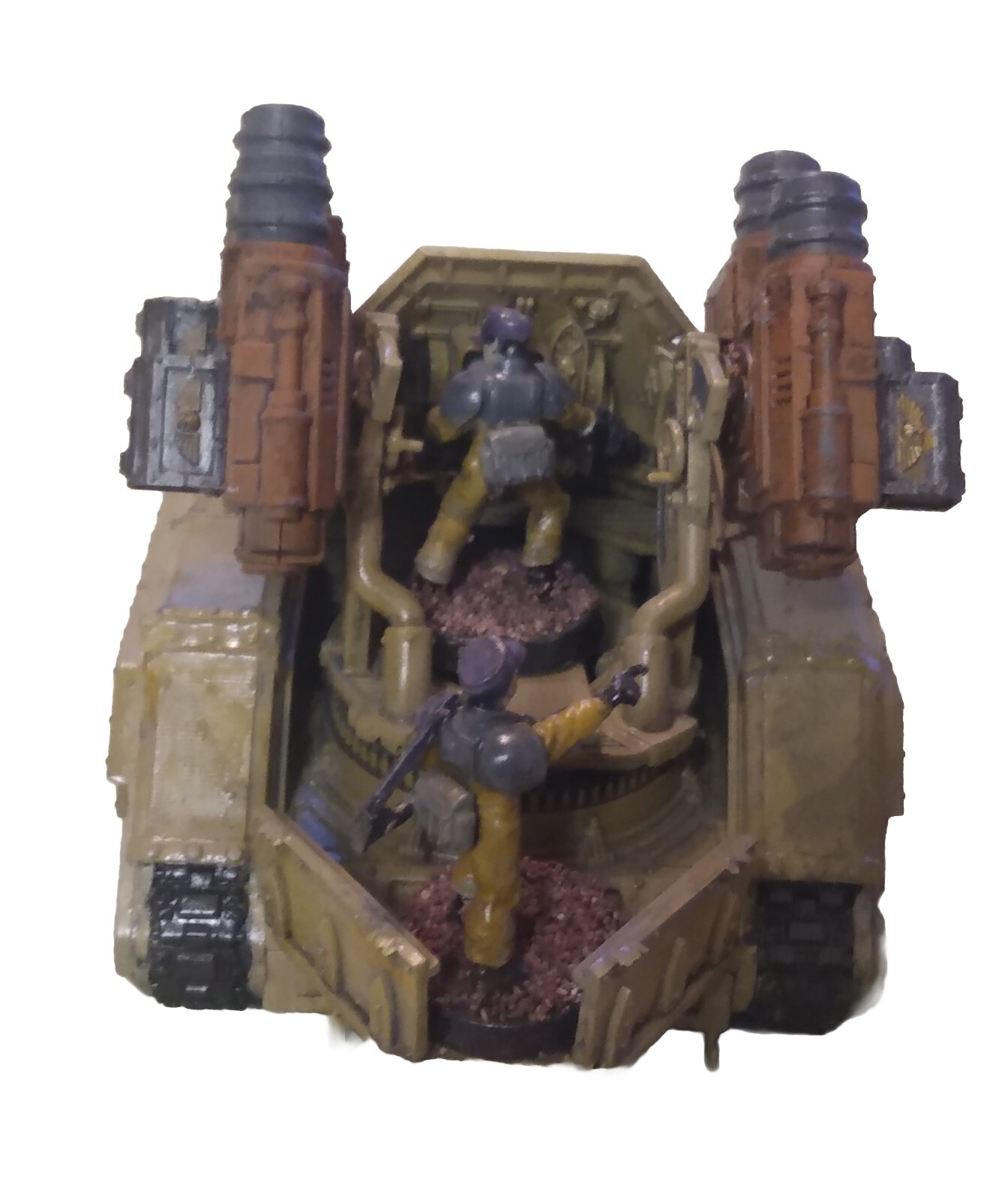 Warhammer 40K Armoured 3 In 1 Custom Support Tank Conversion: Magnetized Weapons