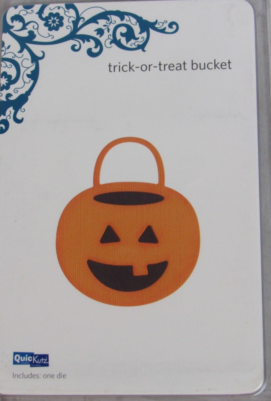 QuicKutz Trick-or Treat Bucket 4x4, 1 Cutting Die Set REV-0061